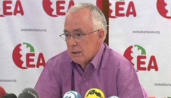 Joseba Azkarraga, Secretario General de EA